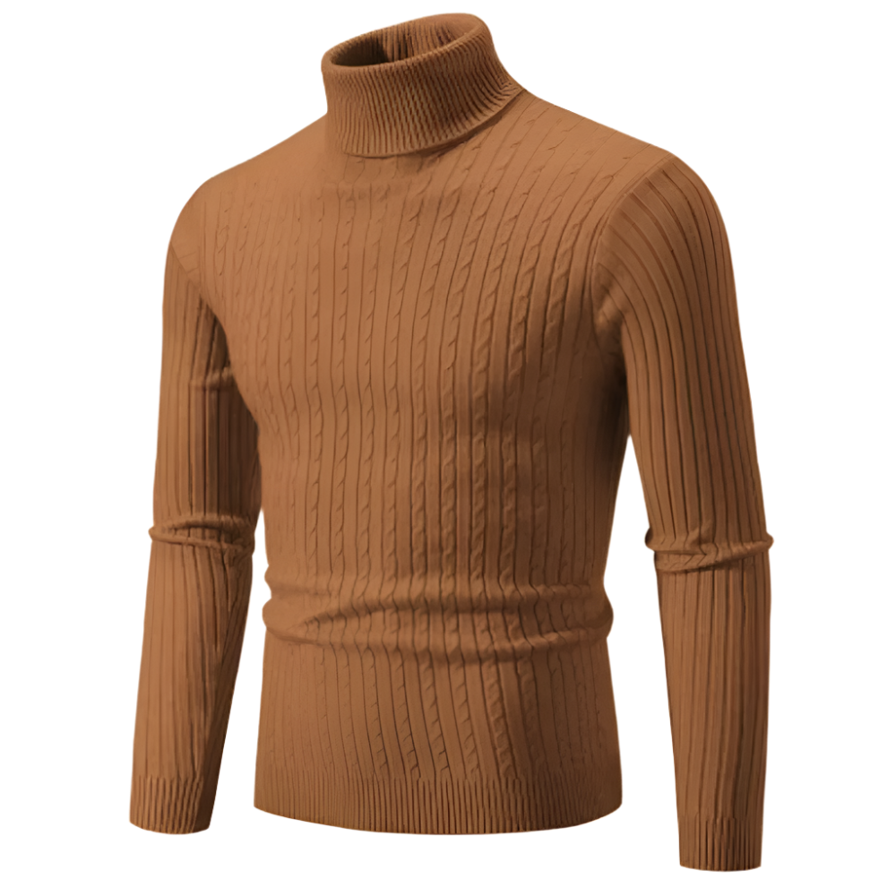 Paolo™ - Maglione a Collo Alto in Maglia